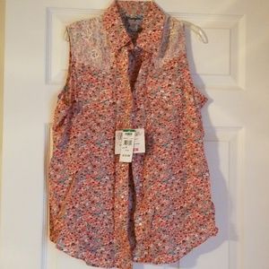 Wrangler cut off shirt